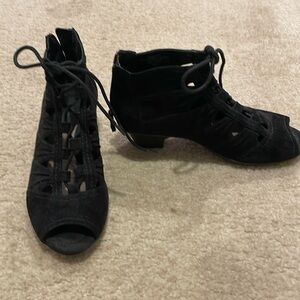 Black Earth suede shoes